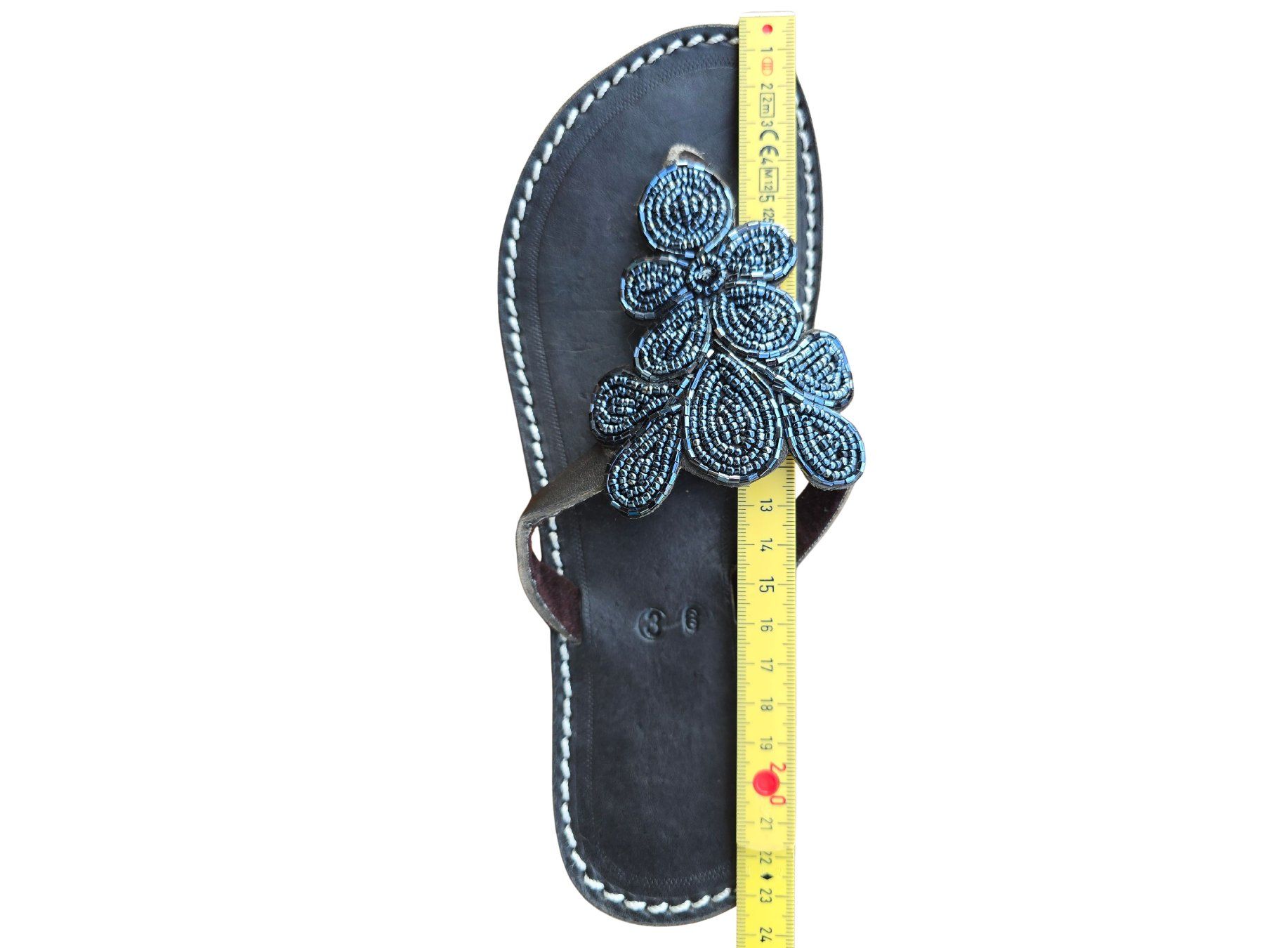 Damenschuhe: Handgemachte Leder-Sandalen - Anthrazit 36 – Neu und originalverpackt aus Brione s. Minusio von Littleninja 3