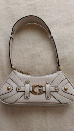 Guess Schulter Tasche Creme Weiss