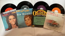 Schallplatten Vinyl Single 7“/ 4 Stk. Deutsche Schlager