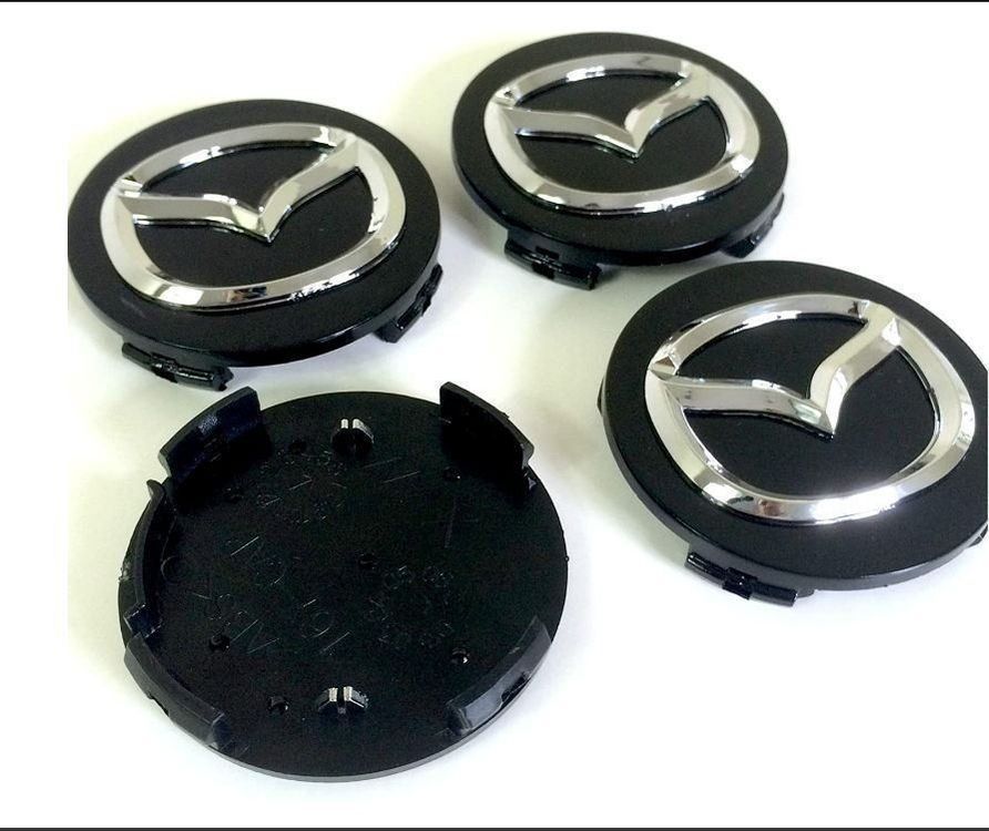 4 Stück Auto Nabendeckel für Mazda Axela 2 3 5 6 CX-5 CX 7 CX-9 56mm, Auto  Nabenkappe mit Logo, Auto Radnabendeckel Radnabenabdeckung Felgenkappen