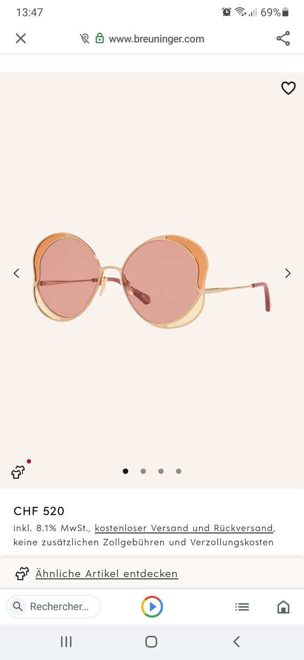 Chloé Occhiali & Lenti: Lunettes de soleil Chloé neuves full set – Nuovo e nell'imballaggio originale da Chêne-Bourg venduto da chsandra34 6