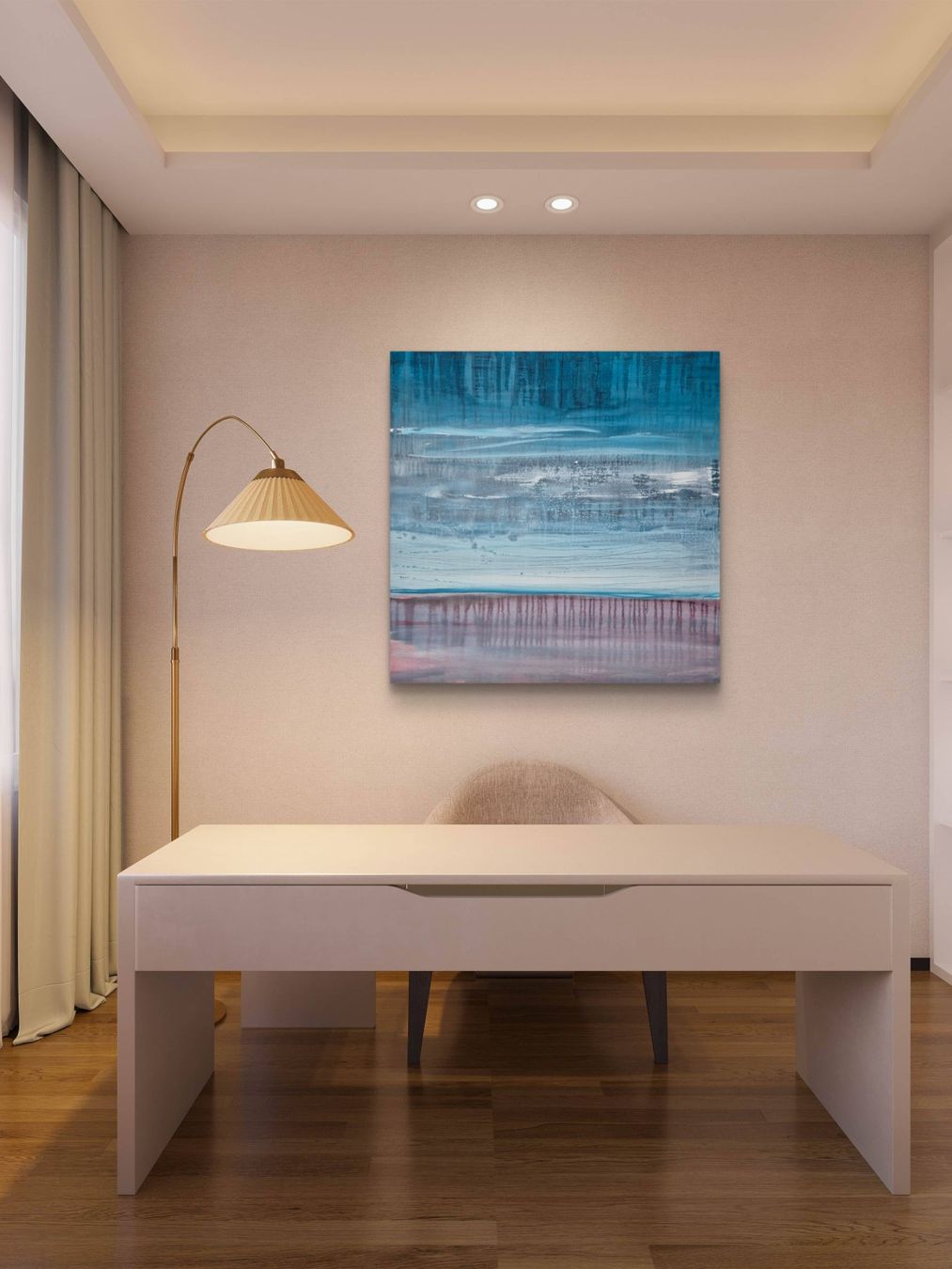Gemälde: Originales abstraktes Bild 80x80x3cm – Neu (gemäss Beschreibung) aus Urdorf von Contra8 5