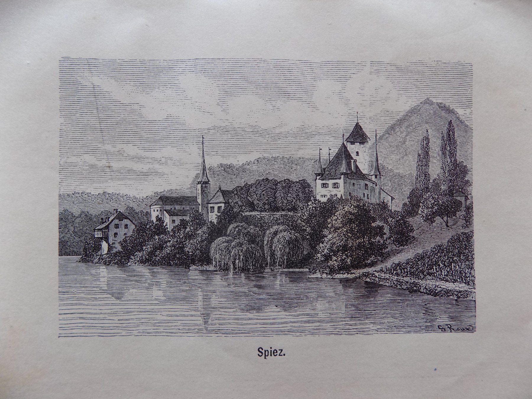 Gravures: Spiez – D'occasion à Risch par Antikfee 3