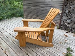Adirondack - Chair, Eiche massiv aus dem Diemtigtal