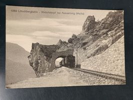 Alte PK / Lötschberg Bahn - Viktoriakopf bei Ausserberg 