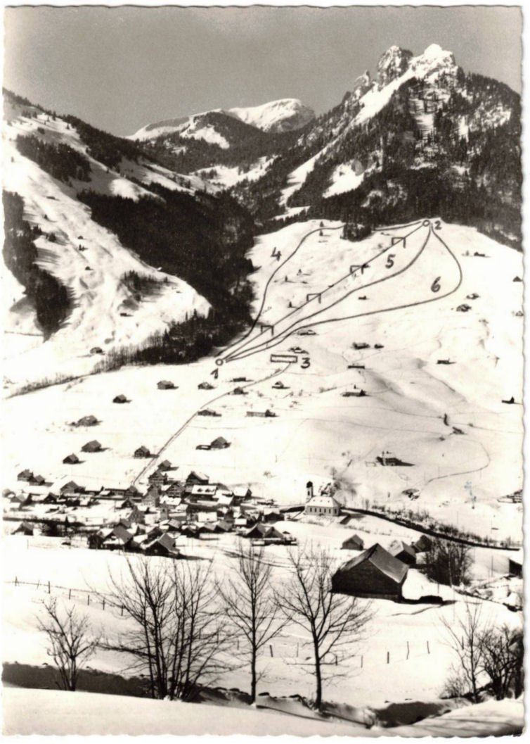 Ansichtskarten: Stein - Skilift – Gebraucht aus Binningen von Mountainrider