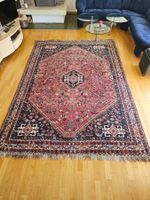 Teppich orientalisch handgeknüpft rot-blau L, guter Zustand