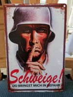 Episches Bild 2. Weltkrieg deutscher Soldat Geheimhaltung