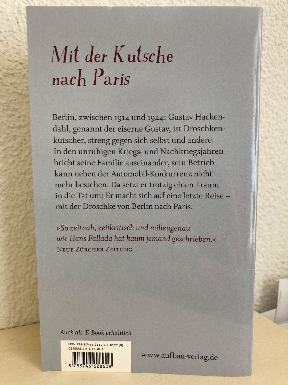 Livres: Der eiserne Gustav - Hans Fallada – D'occasion à Frauenfeld par AlphaCentauri369 1