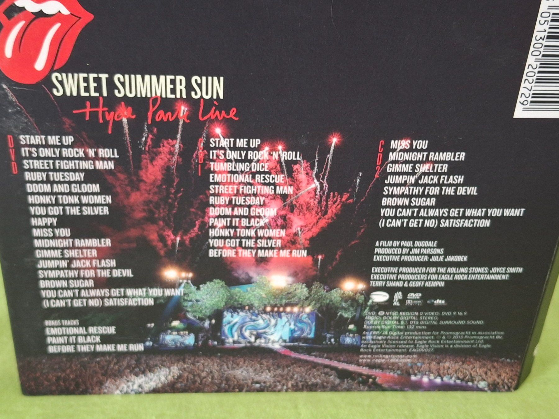 CDs: 2CD+DVD  Rolling Stones - Sweet Summer Sun - Hyde Park – Gebraucht aus Aarberg von Jackup1 1