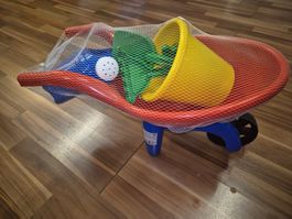 Baby Schubkarrette mit Zubehör