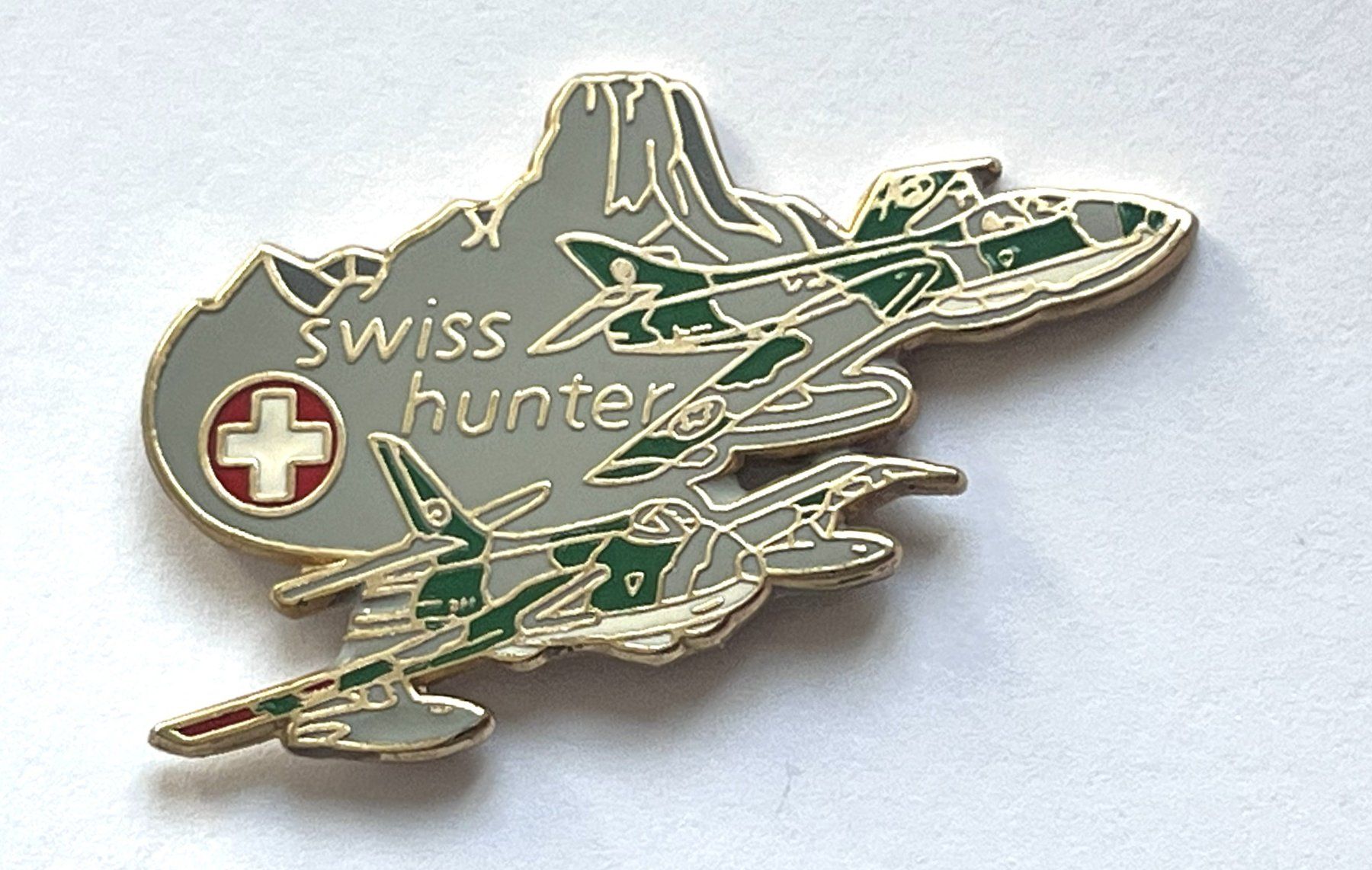 Schweizer Armee Placchette & Badge: Pin Schweizer Armee Hunter limitierte Auflage Nr. 103 – Usato da Kriens venduto da TSCH1