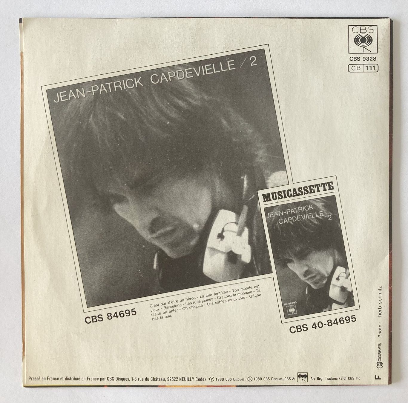 Dischi in vinile: JEAN-PATRICK CAPDEVIELLE - C'EST DUR D'ETRE UN HEROS – Usato da Bottens venduto da hotter-than-hell 1