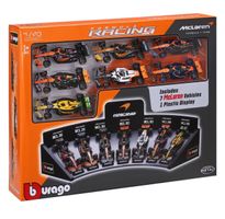 Bburago 7 x F1 Mclaren Set im Maßstab 1/43 mit Ständer neu