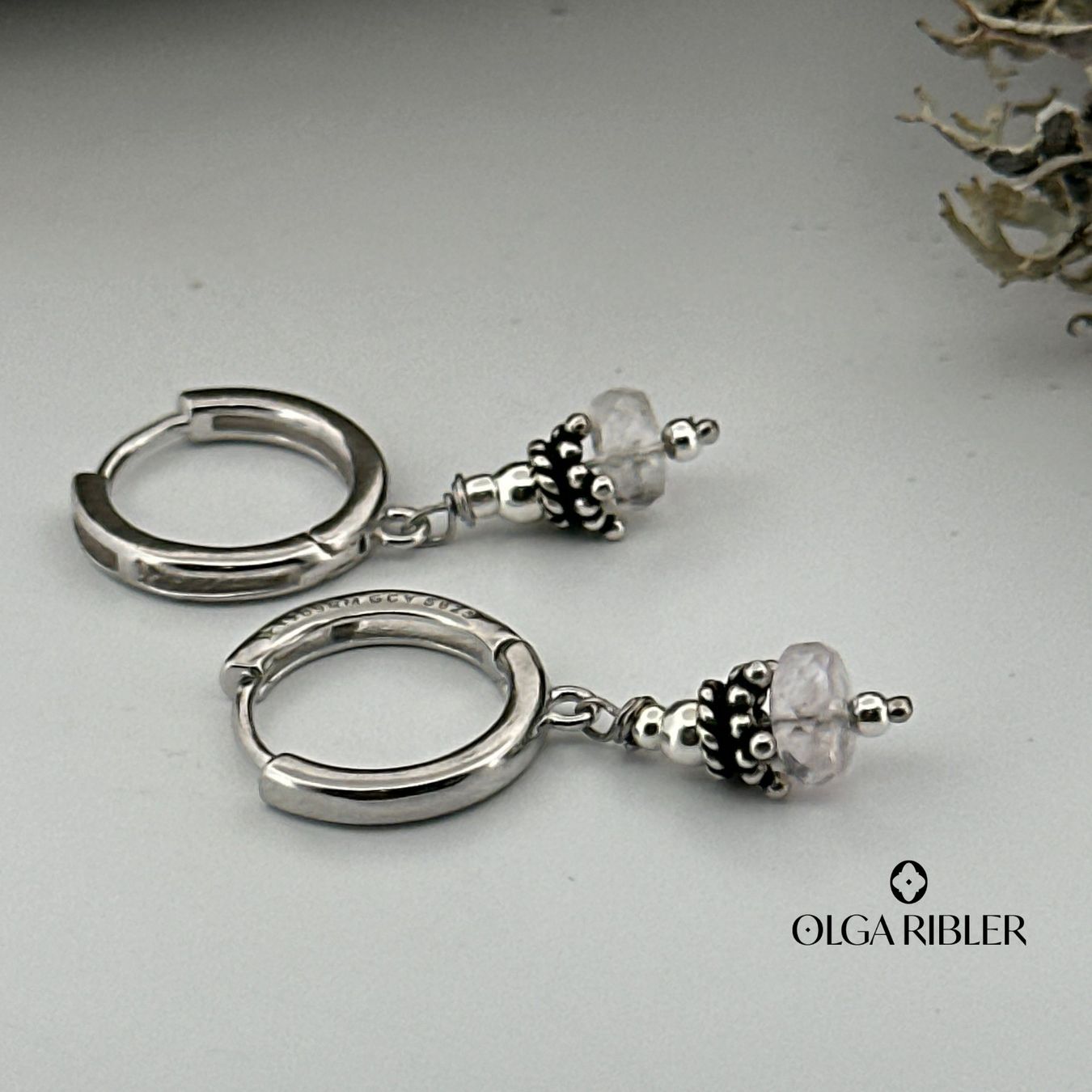 Olga Ribler Ohrringe & -stecker: Ohrringe mit Spinel Silber 925 – Neu (gemäss Beschreibung) aus Luzern von Schmuckoutlet