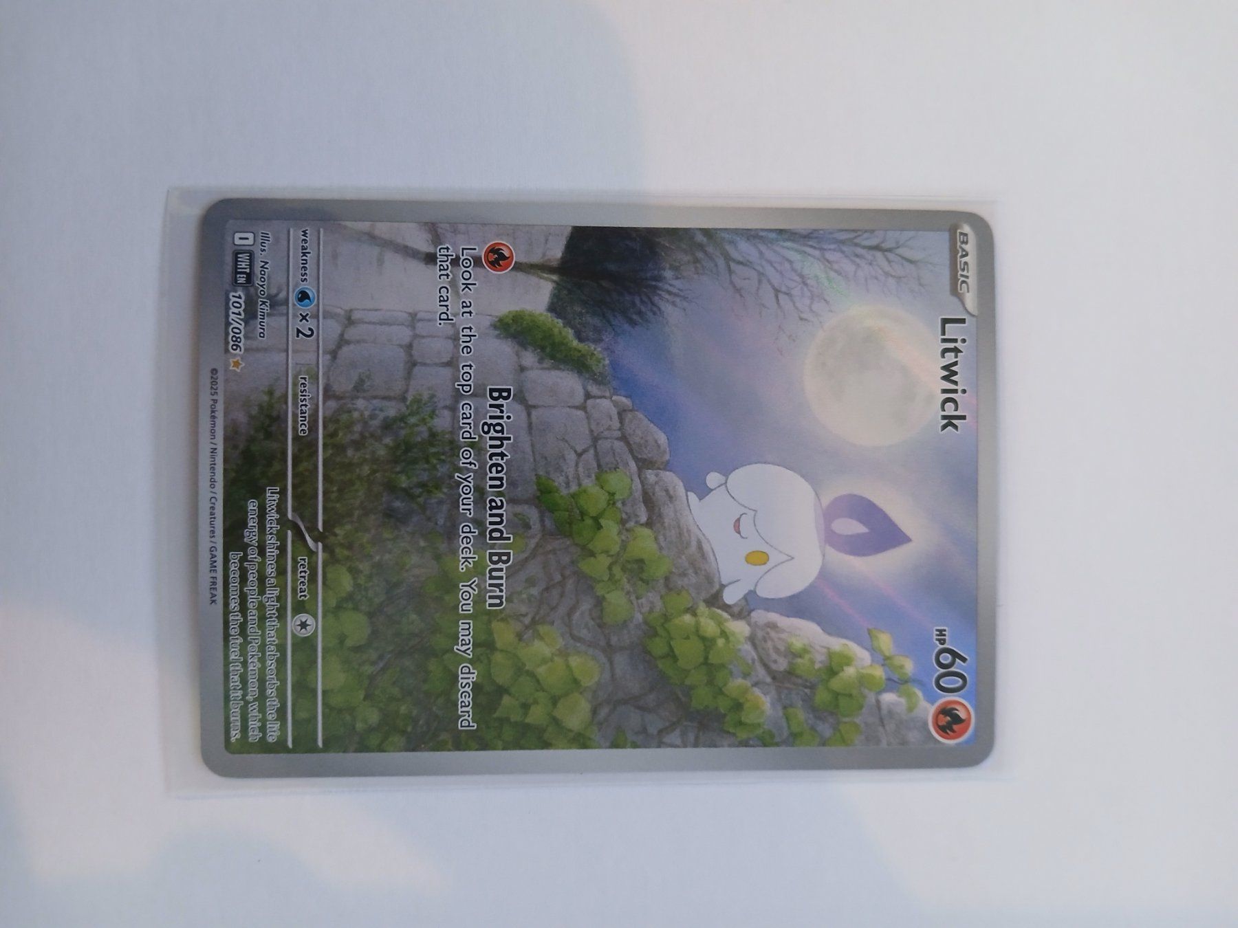 Pokémon Sammelbilder & Trading cards: Litwick #101 White Flare EN – Gebraucht aus Bülach von PokeGoods.ch