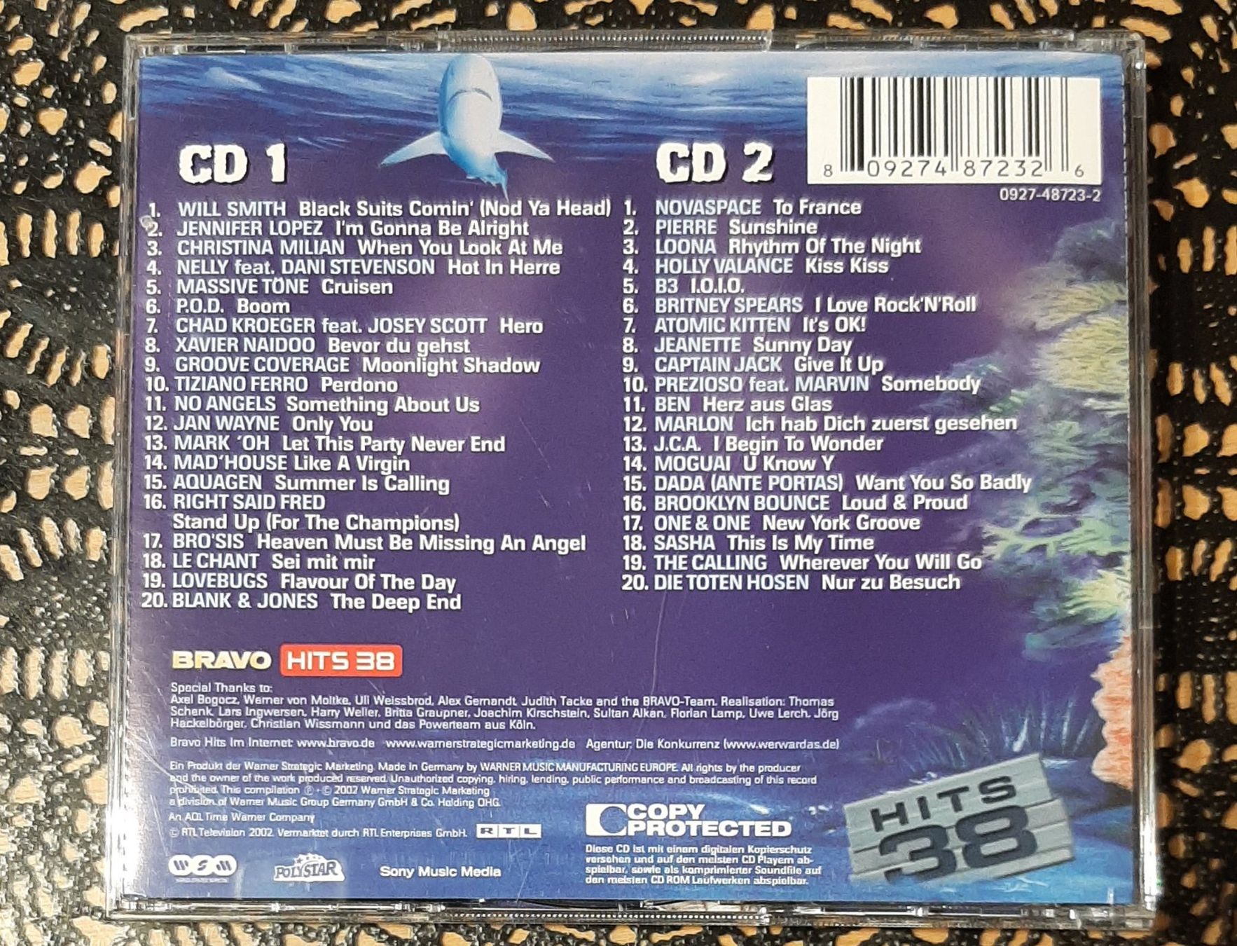 CD: Bravo Hits 38, Doppel CD, 2002, Hit Compilation, Sampler – Usato da Amriswil venduto da Celini3 1