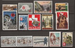 MIL01 - Lot timbres militaires