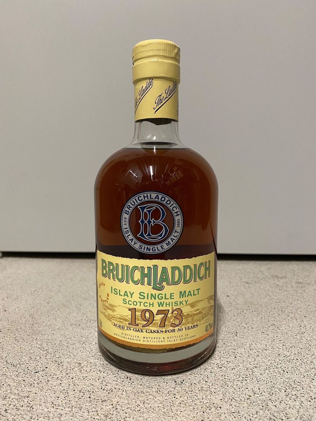 Bruichladdich Spirituosen: Bruichladdich 30yo 1973 – Neu (gemäss Beschreibung) aus Mönchaltorf von Drammer 2
