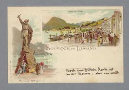 1897!, LUGANO, SUR LE QUAI, BELLISSIMA LITO, MOLTO ANIMATA