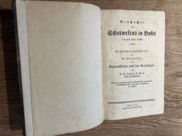 Geschichte des Schulwesens in Basel bis 1589 (KoA)