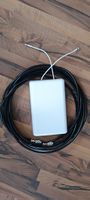 Hwatel 5G Panel Antenne A1 mit Kabel LMR400 2*5m, neuwertig