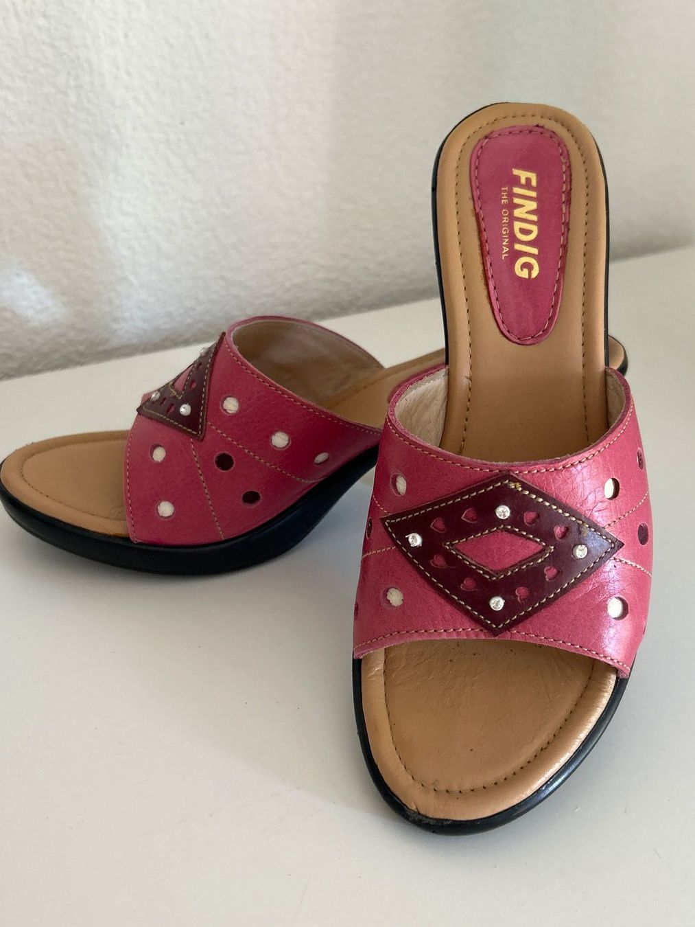 Scarpe da donna: Sandalen Pink von Findig Gr.38 – Usato da Brunnen venduto da Nala2929 3