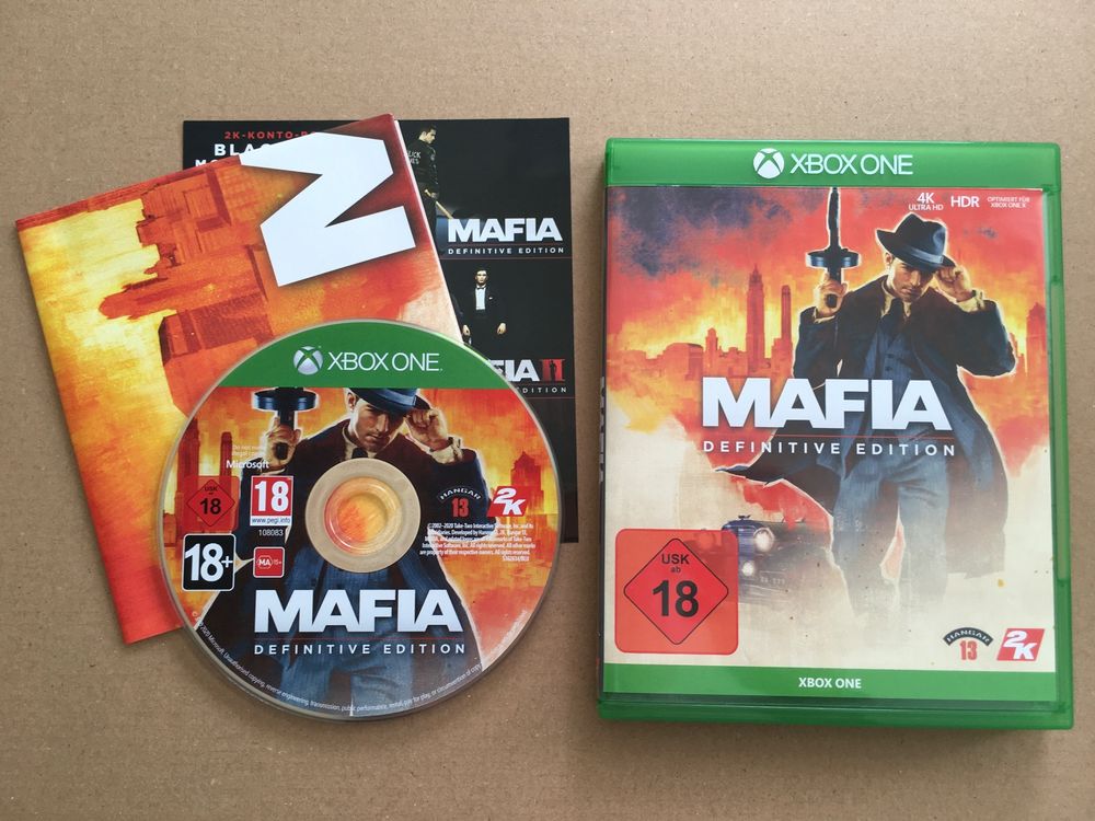 Jeu Mafia Pour Microsoft Xbox - Version PAL - Bon État Testé Et Nettoyé