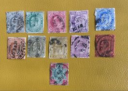 Old India Postage Stamps 1902 lot complete