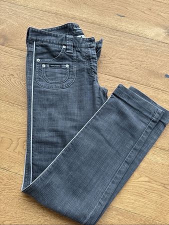 Dolce & Gabbana Jeans grau Gr. 36 Slim Logo
