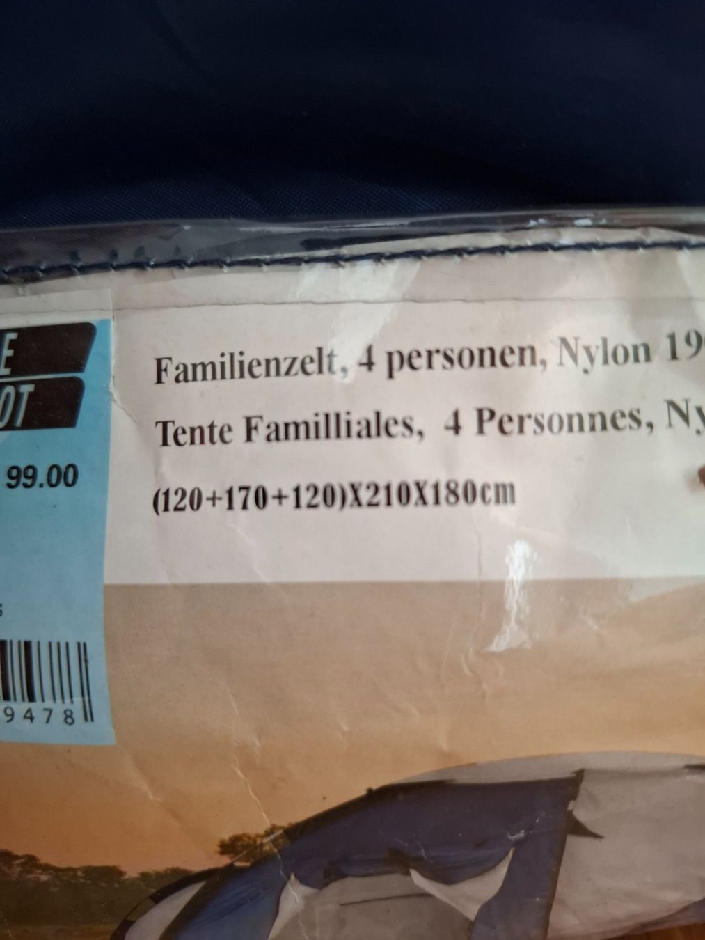 Tentes: 4er Zelt – D'occasion à Ettingen par Breiton 3