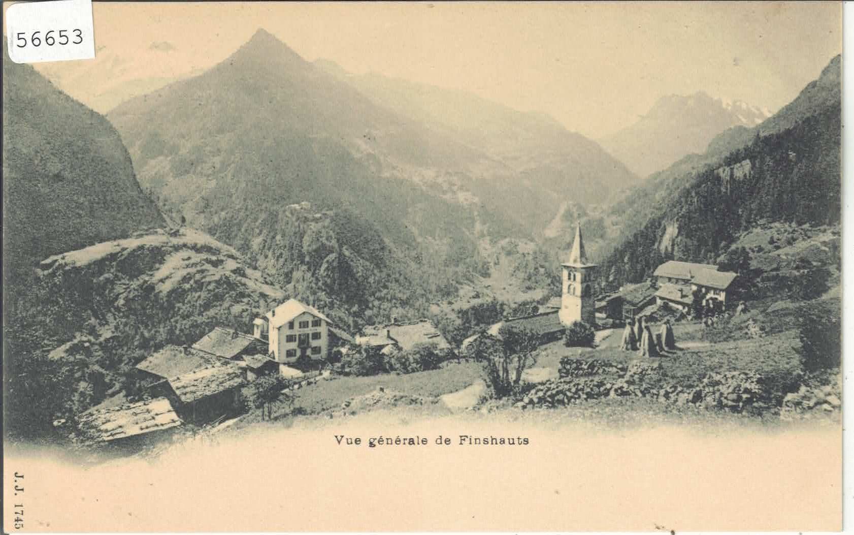 Cartoline postali: Finhaut - Vue generale – Usato da Ettingen venduto da Kartenplanet