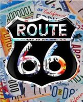Blechschildö - ROUTE 66 LICENSE PLATE - 30 x 40 cm