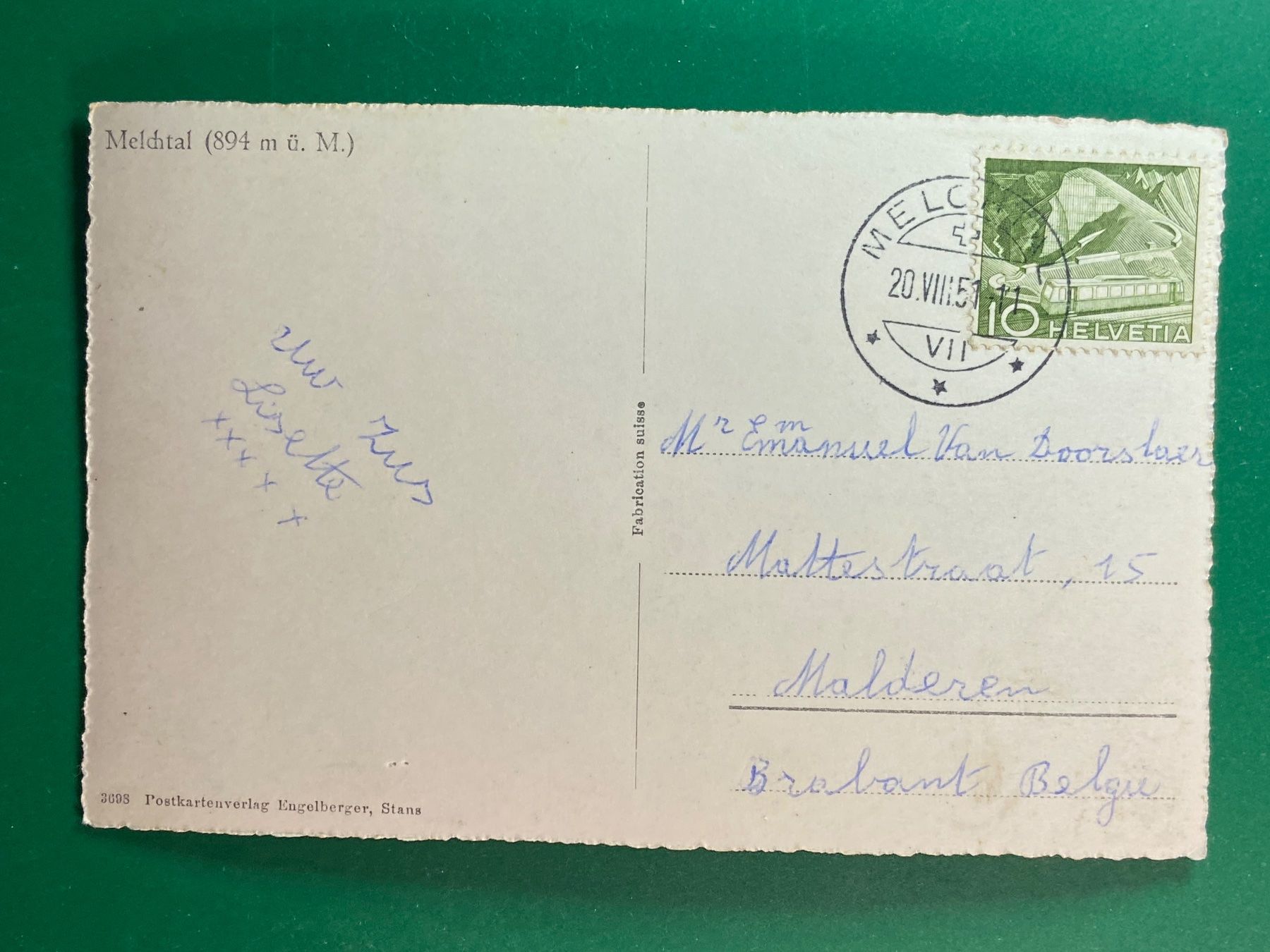 Cartoline postali: Melchtal – Usato da Steg VS venduto da danwer74 1