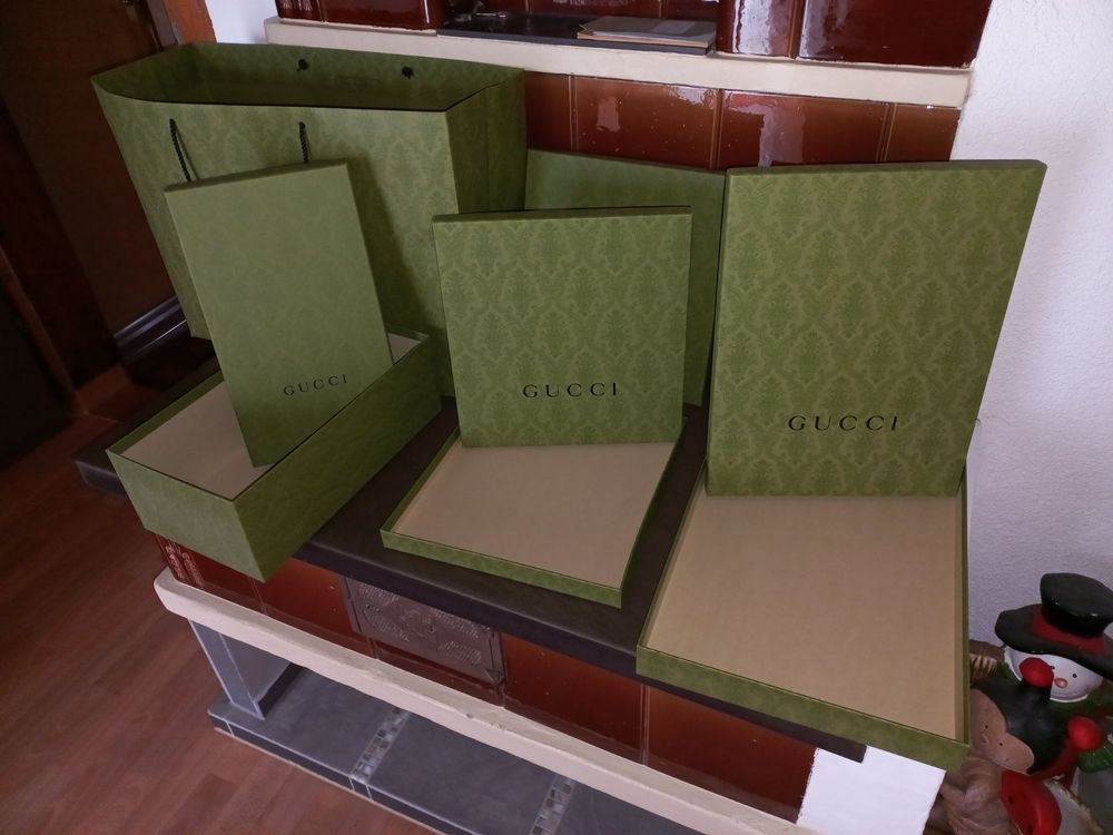 6x GUCCI Verpackungen, Boxen, Bag Kaufen auf Ricardo