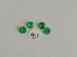 NEW PRICE / LOT 4 EMERAUDES BRESILIENNES 4,1 mm