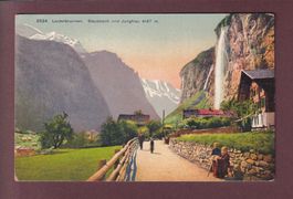LAUTERBRUNNEN - Staubbach - Leute