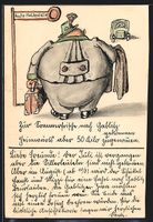 sign. Anton Suchomel: Dicker Reisender s