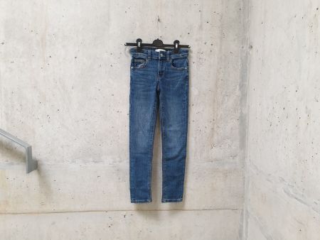 NEUF, Jeans Mango Kids, bleu denim, basic, garçon, 128