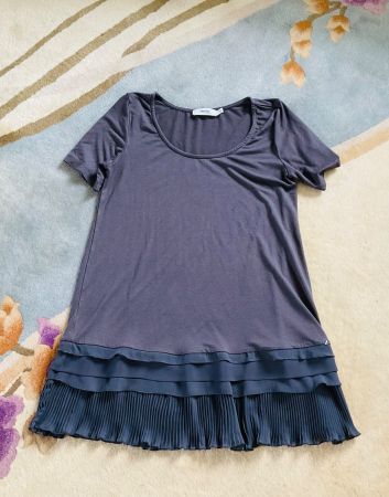 Adorable tunique MYRINE  & ME, t. S, couleur violet taupe