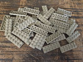 lego 3795 lot de 30 pièces Dark Tan Plate 2 x 6