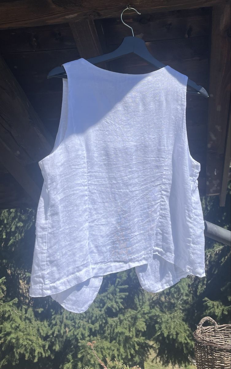 Gilet & Giacche senza maniche: Gilet en lin Gr 40 – Usato da Ovronnaz venduto da fra_n8h8 1