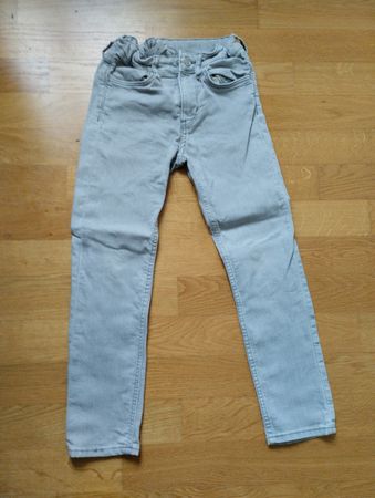 H&M Skinny Fit Jeans Grey Size 134 for 8-9 Years Old