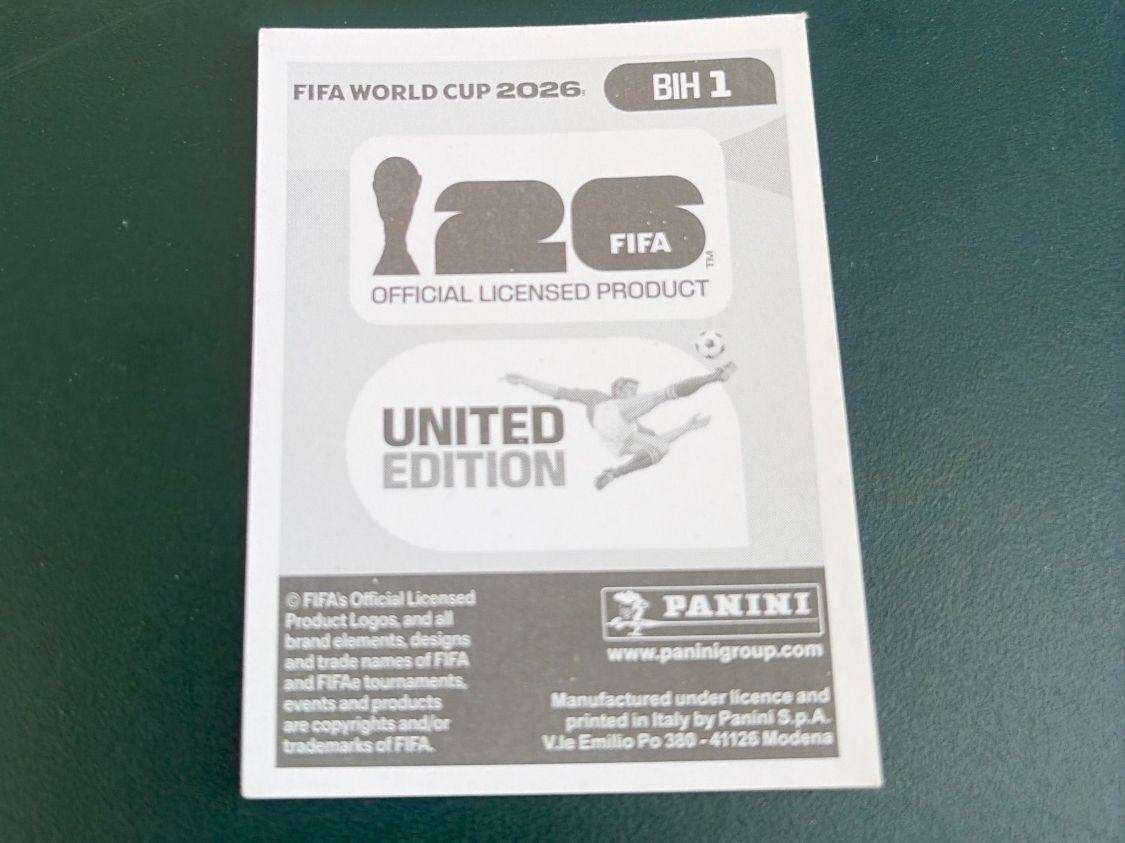 Panini Sammelbilder & Trading cards: FIFA WORLD CUP 2026 - BIH 1 – Gebraucht aus Orbe von heglau 1