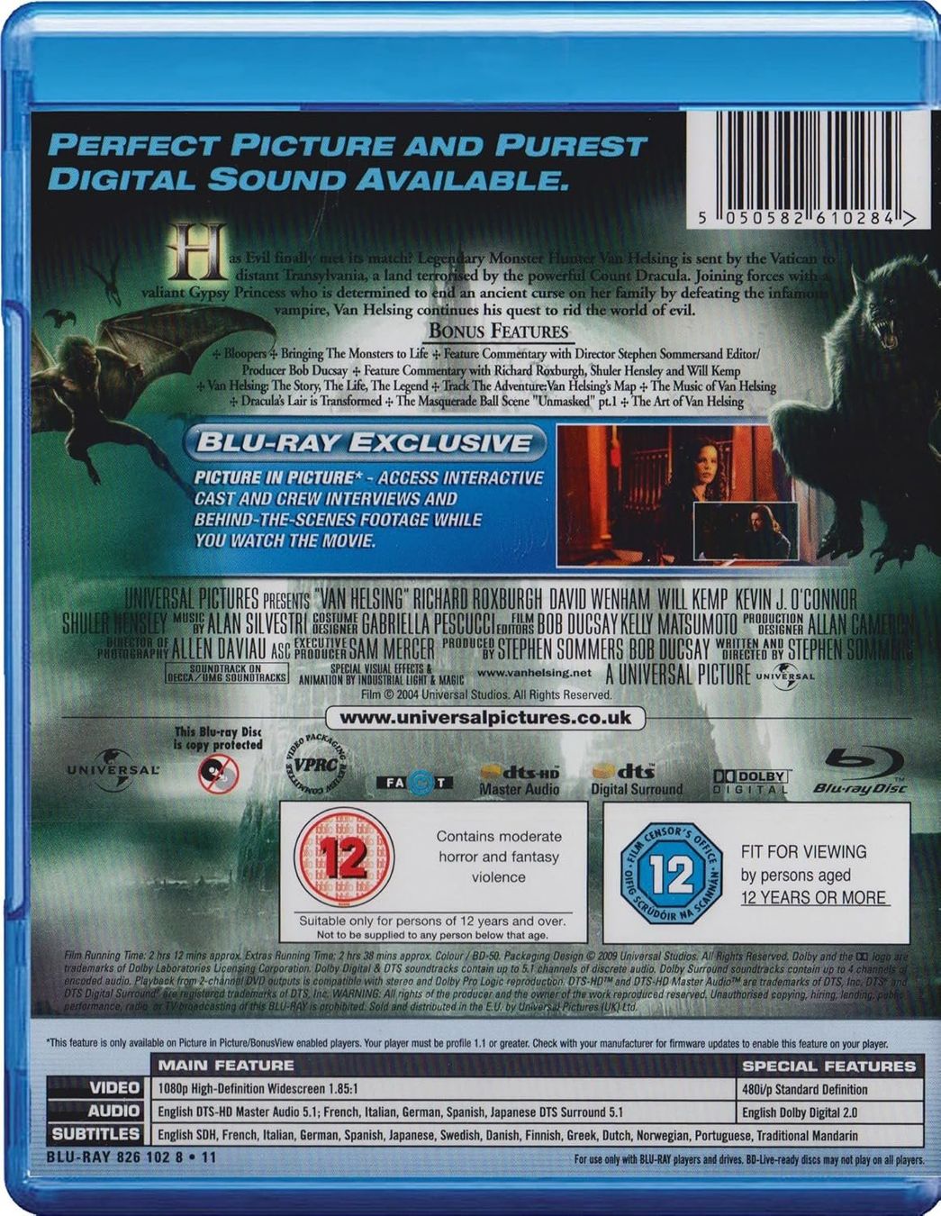 Alle DVDs: Blu-ray Van Helsing UK Import , OVP! – Neu und originalverpackt aus Duggingen von nad_6yzh 1