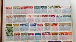 Briefmarkenlot mit Stempel "Bern", 72 Stück