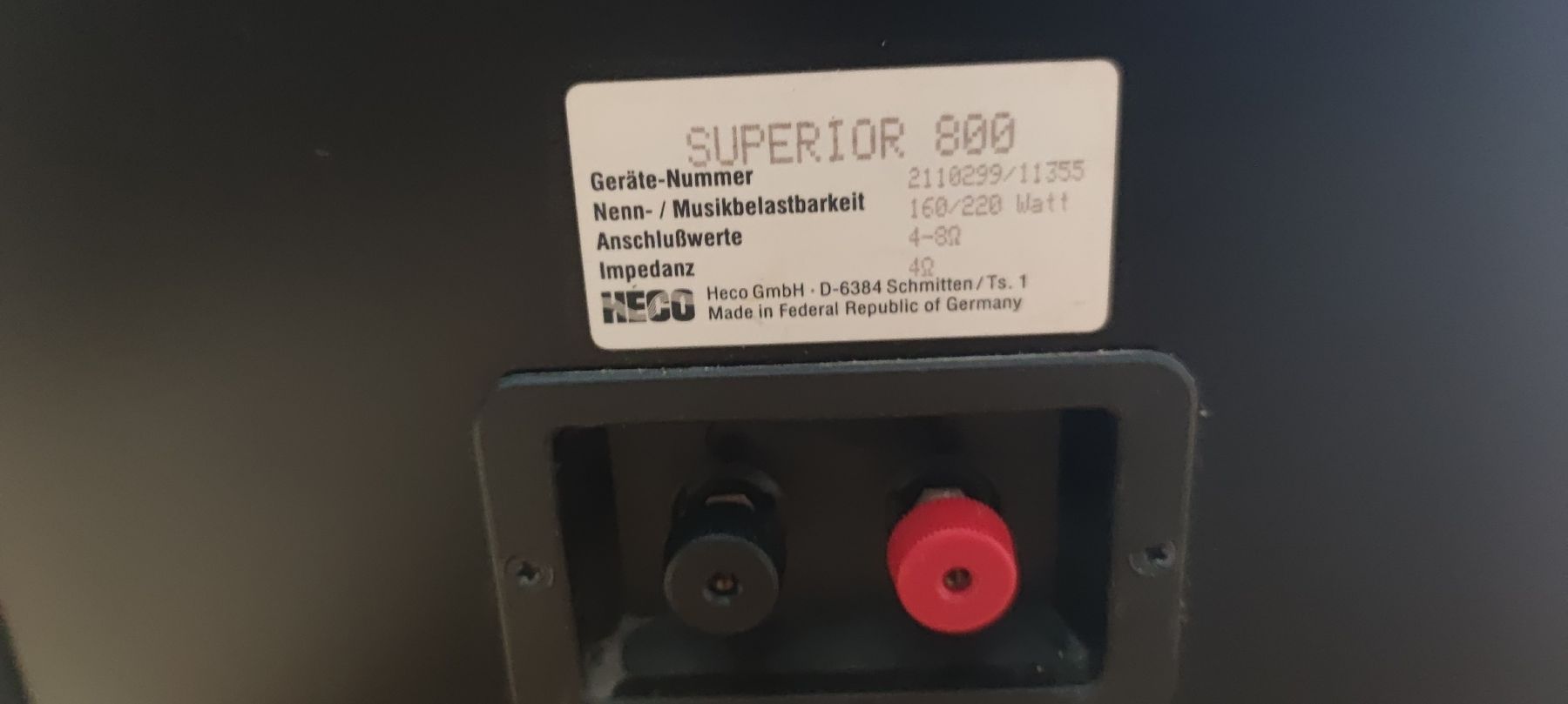Heco Casse acustiche: 2x Heco Superior 800 – Usato da Meggen venduto da Malecifent 3