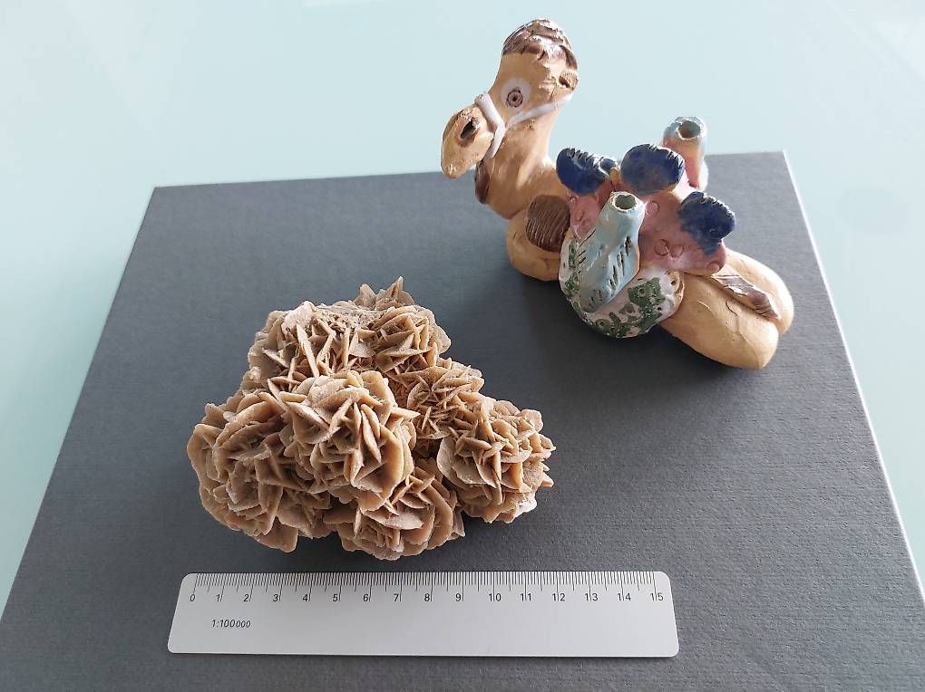 Mineralien & Heilsteine: Rose des sables du Sahara tunisien  – Gebraucht aus Martigny von paquito60 2