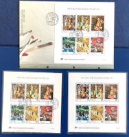 1988 Portugal Gemälde des 20 Jahrhunderts FDC II + Blocks