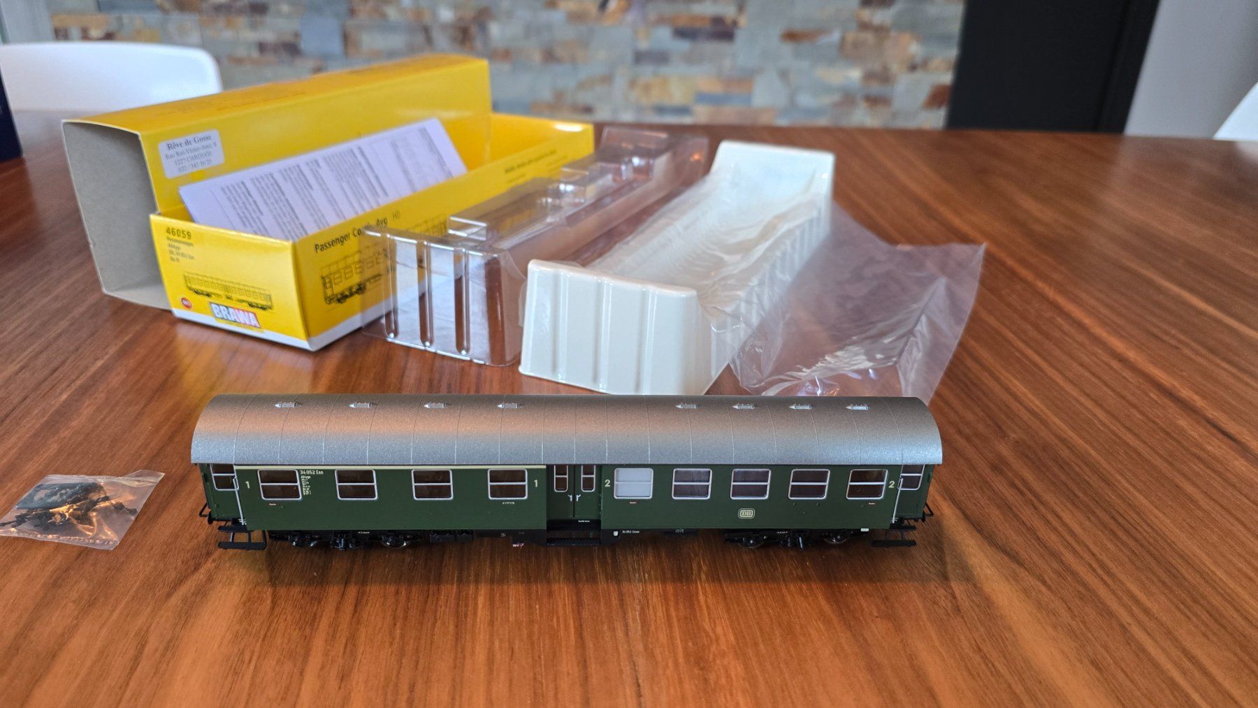 Brawa Modelleisenbahnen: LOT DE 4 WAGONS - BRAWA – Neu und originalverpackt aus Collonge-Bellerive von Tokyo2020 4